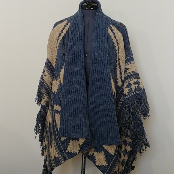 Ralph Lauren Sweaters - Ralph Lauren Cotton Knit Sweater Poncho